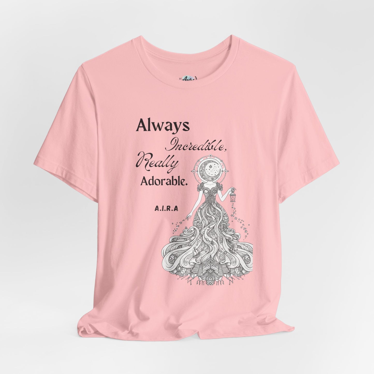 Personalized Cute Illustration black and white Graphic Tee