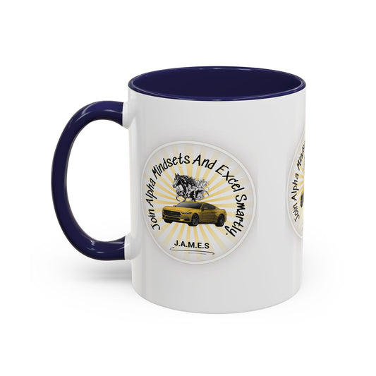 Personalized Car with Horse Accent Coffee Mug
