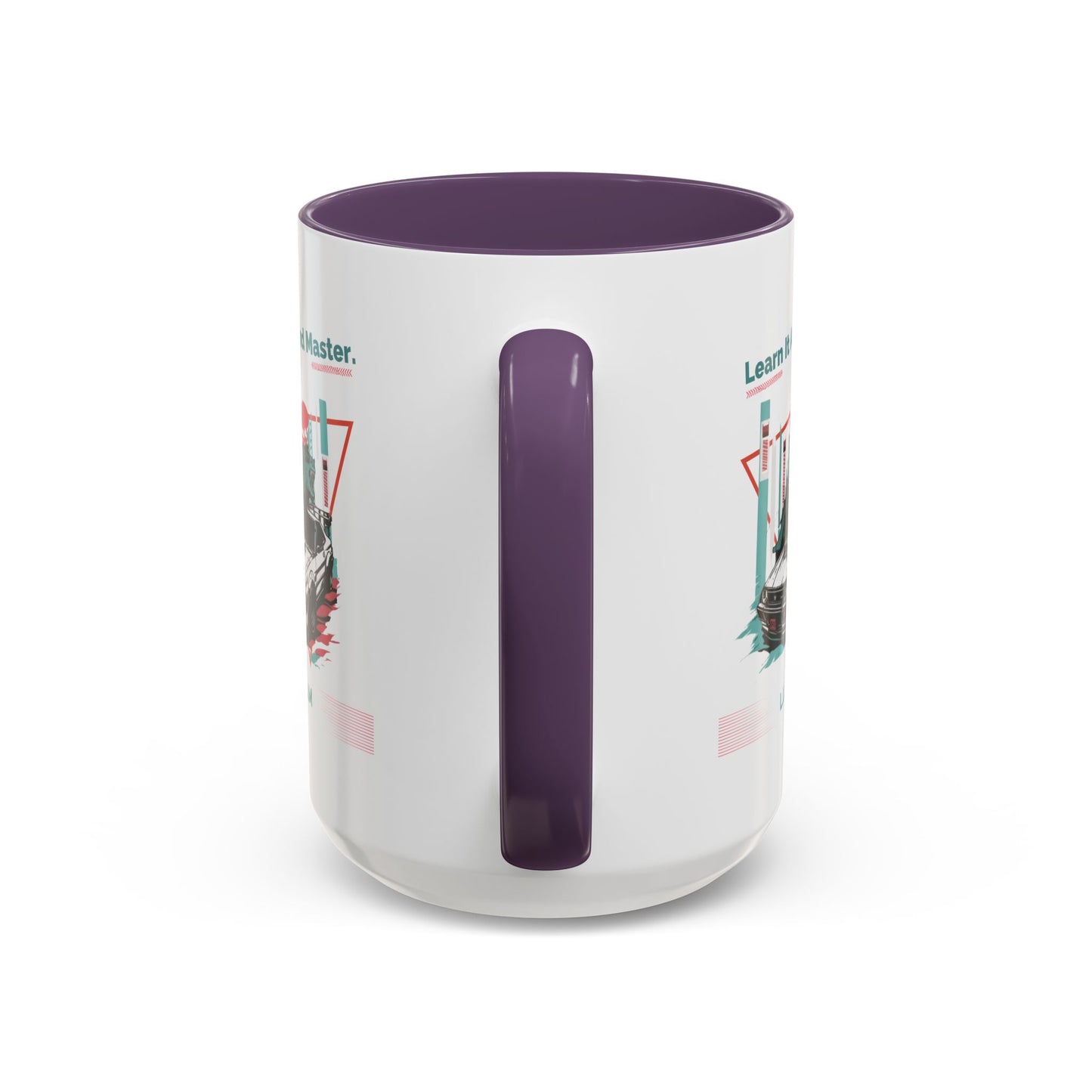 Personalized Retro Racing Accent Coffee Mug