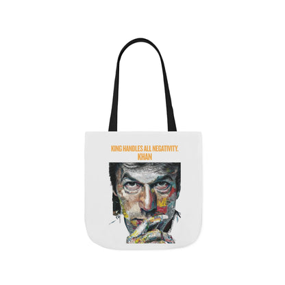 Personalized Initial Quote Khan Canvas Tote Custom Name