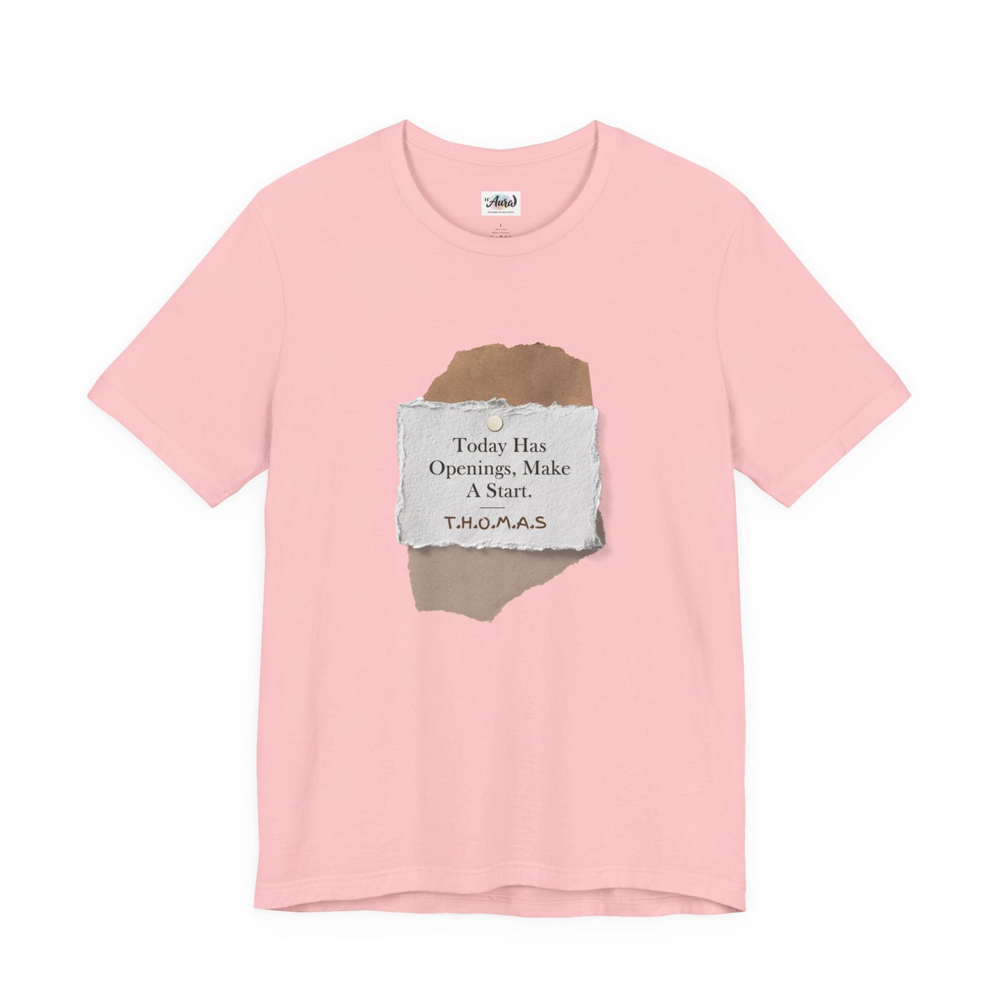 Personalized Torn Paper Motive Tee