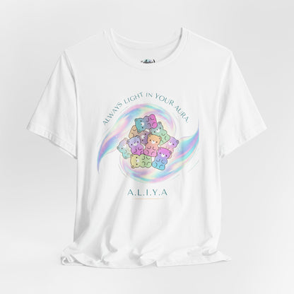 Personalized Pastel Teddy Heart Tee