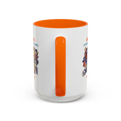 Personalized Victory Cartoon Accent Coffee Mug