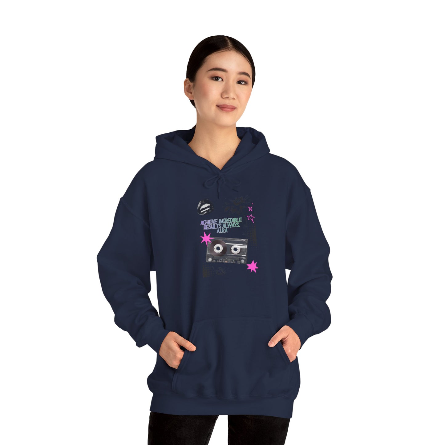 Personalized Cassette Vibes Hooded Sweatshirt