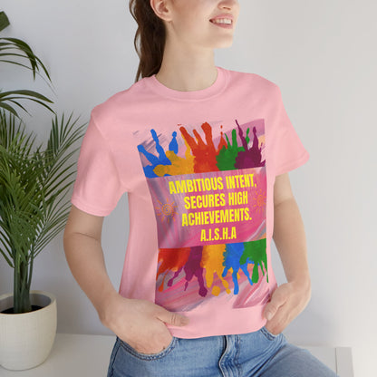 Personalized Colorful Motivational Graphic Tee