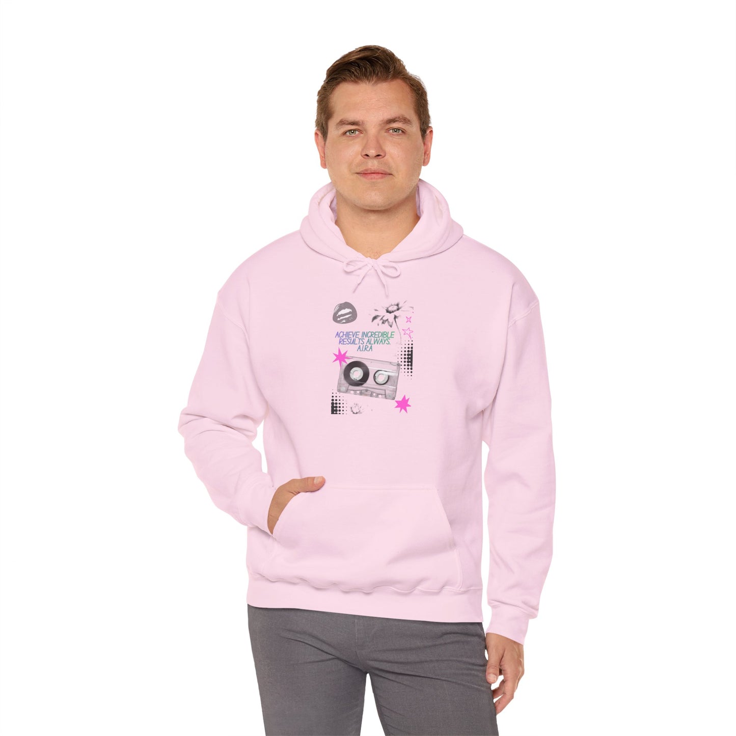 Personalized Cassette Vibes Hooded Sweatshirt