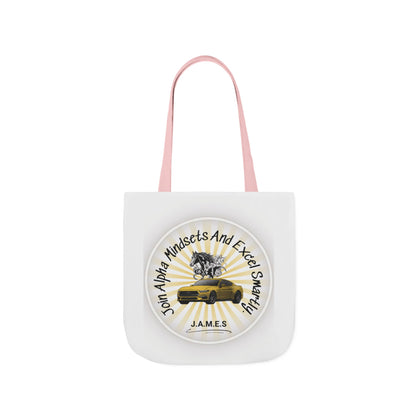 Personalized Initial Quote Horse Car Canvas Tote Custom Name