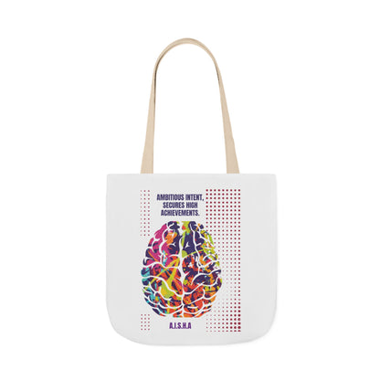 Personalized Initial Quote Brain Canvas Tote Custom Name