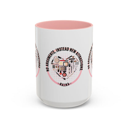 Personalized Cosmetic Heart Accent Coffee Mug