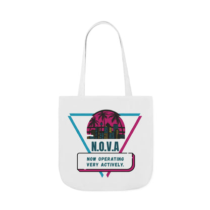 Personalized Initial Quote Building View Canvas Tote Custom Name