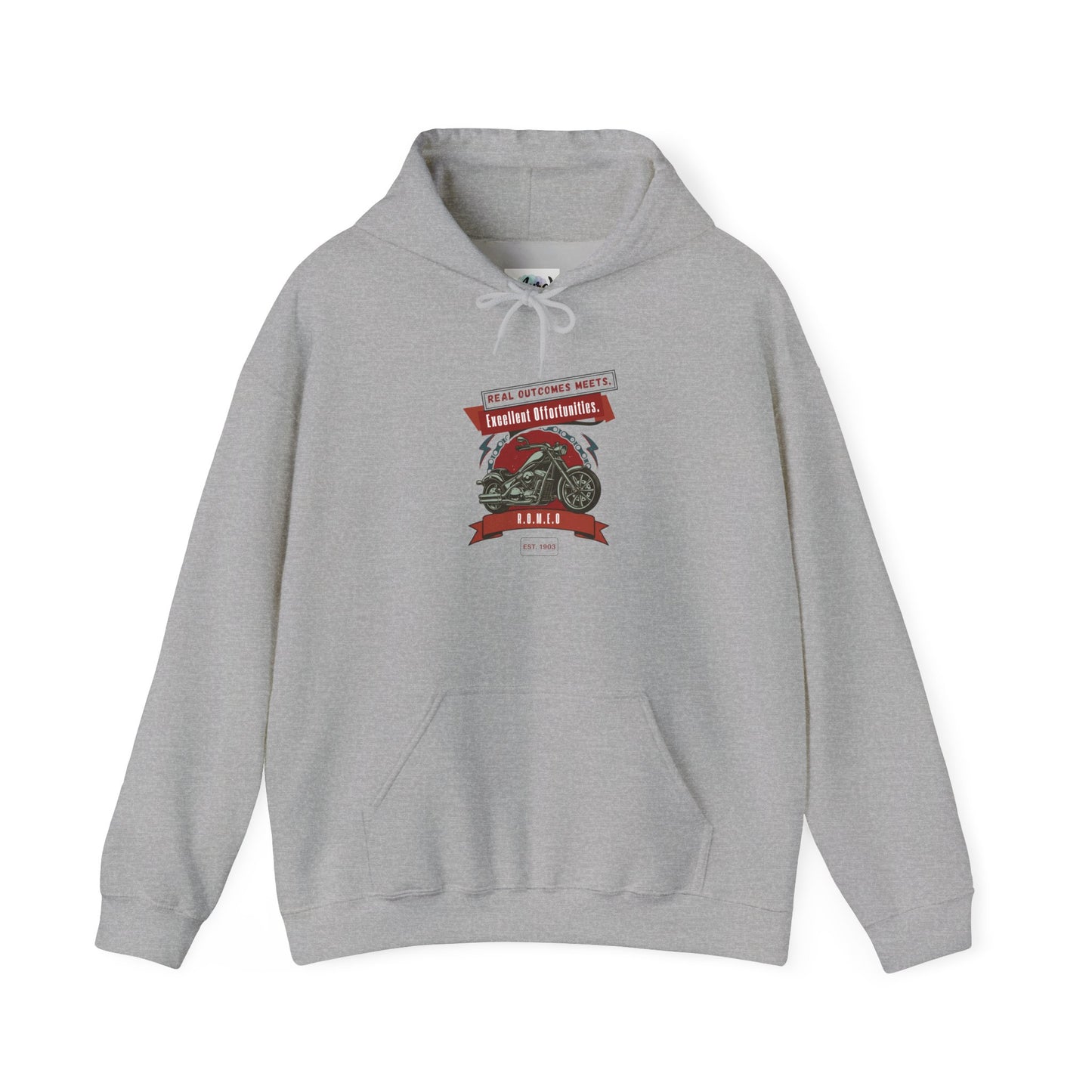 Personalized Motorcycle Graphic Hooded Sweatshirt