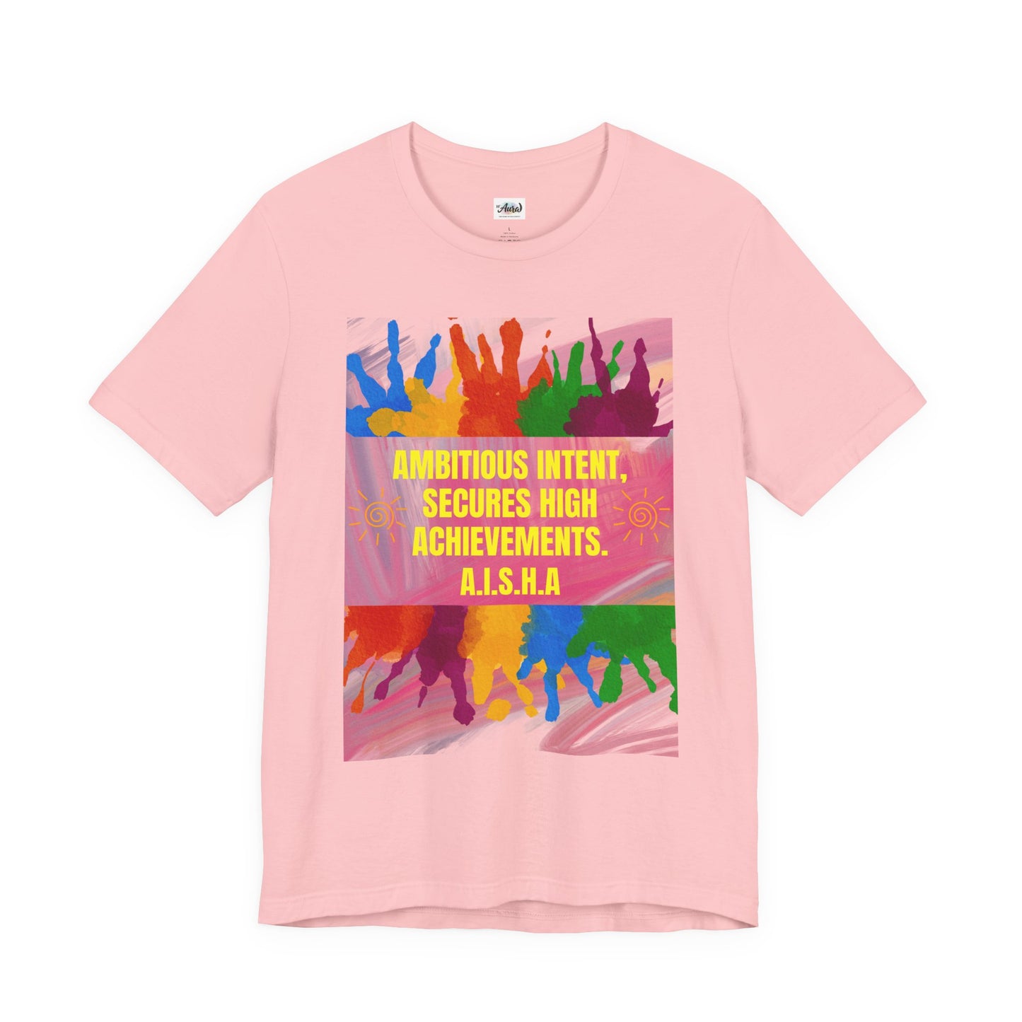 Personalized Colorful Motivational Graphic Tee