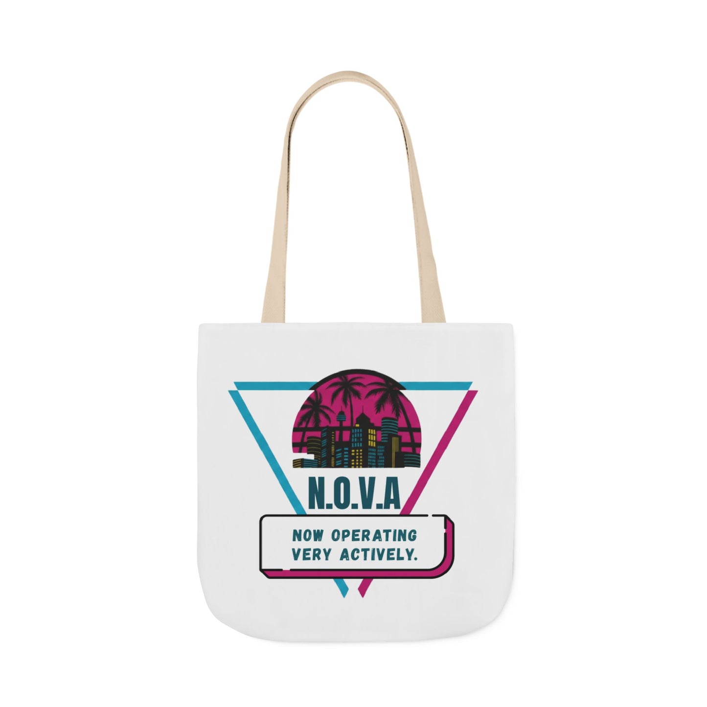 Personalized Initial Quote Building View Canvas Tote Custom Name