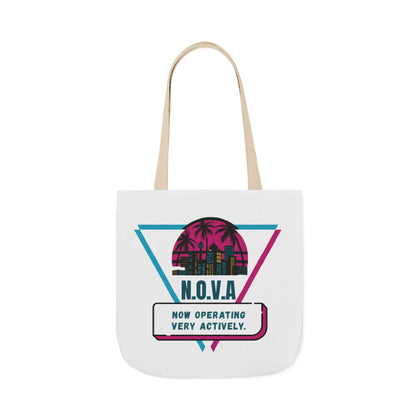 Personalized Initial Quote Building View Canvas Tote Custom Name