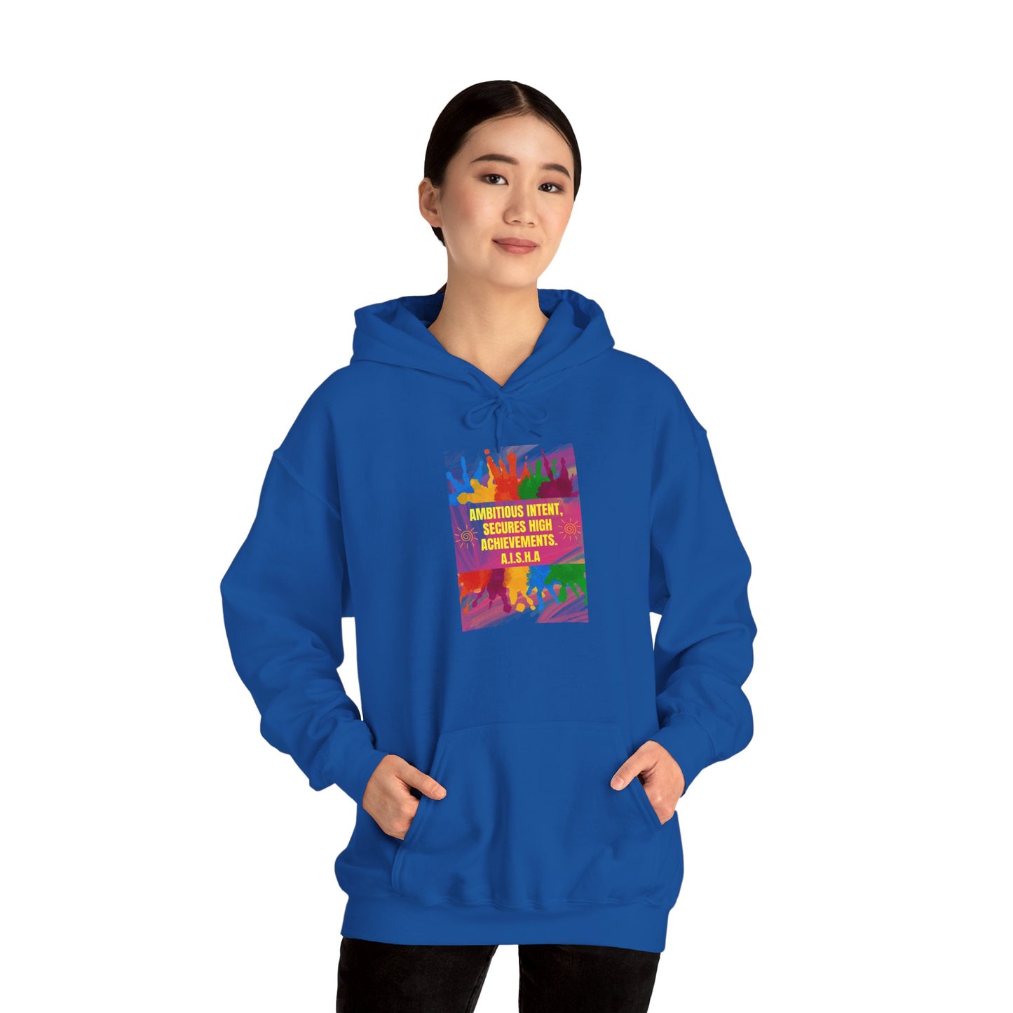 Personalized Motivational Graphic Hooded Sweatshirt