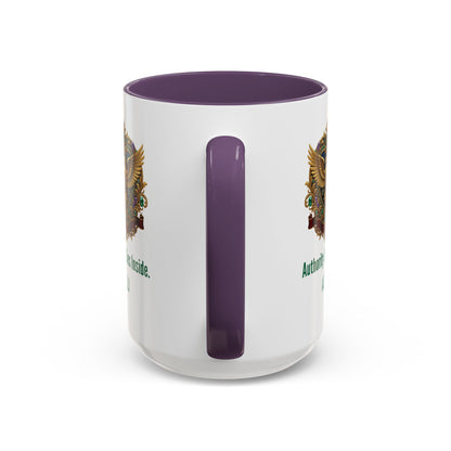 Personalized Initial Eagle Accent Coffee Mug