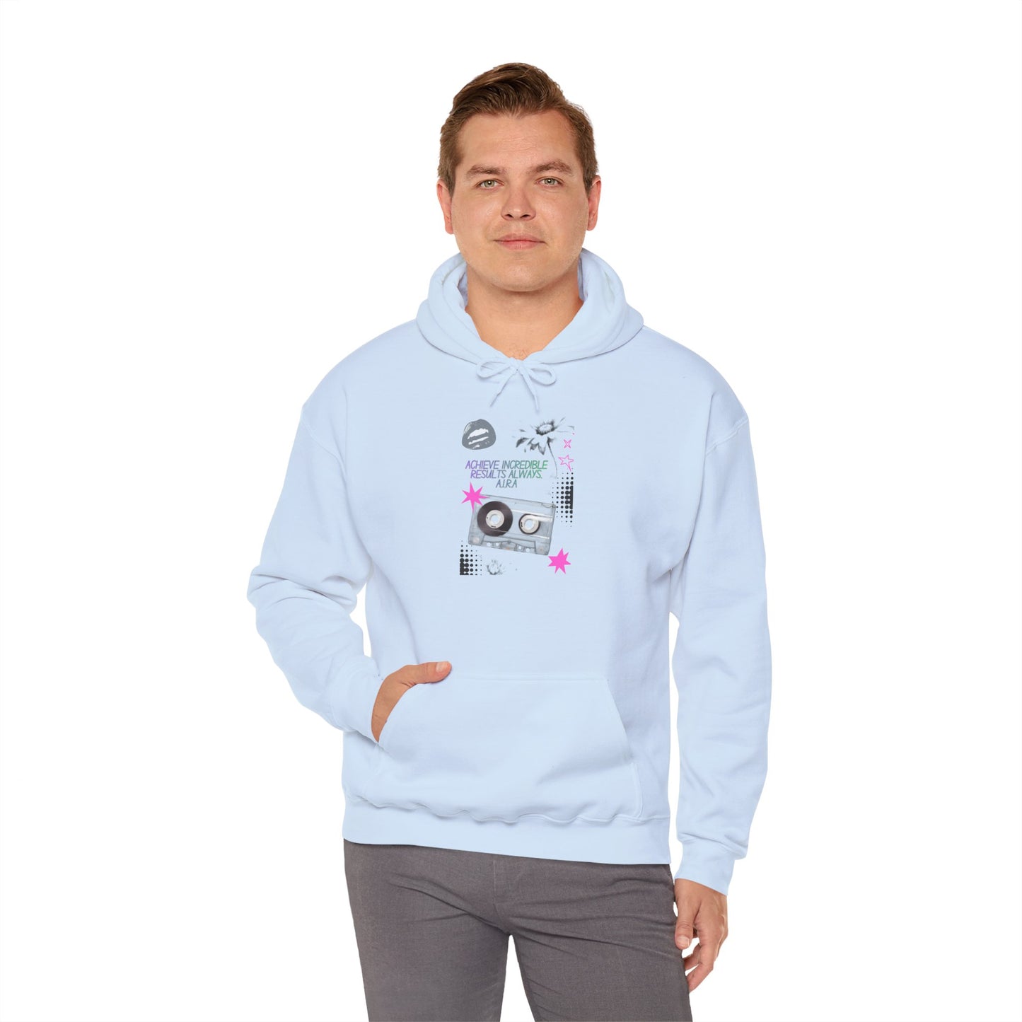 Personalized Cassette Vibes Hooded Sweatshirt