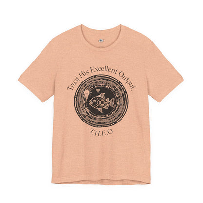 Personalized Spiritual Fish Circle Design Graphic Tee