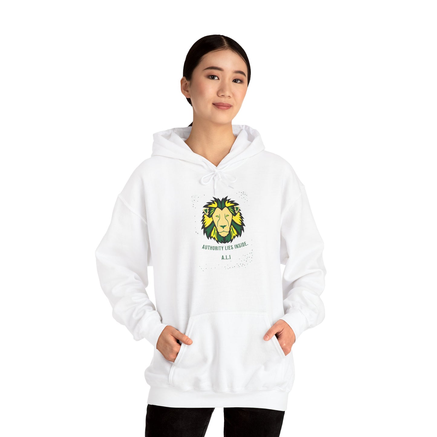 Personalized Lion Graphic Hooded Sweatshirt