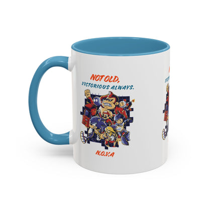 Personalized Victory Cartoon Accent Coffee Mug
