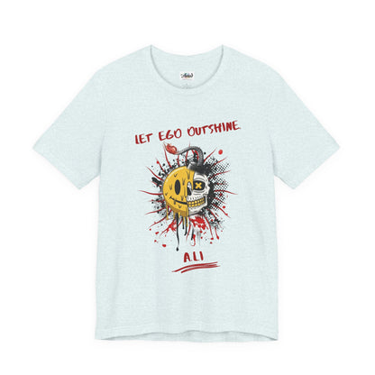 Personalized Split Smile Skull Design Tee