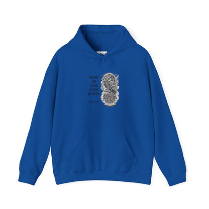 Personalized Owl Vision Graphic Hooded Sweatshirt