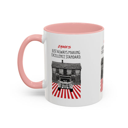 Personalized Vintage Car Accent Coffee Mug