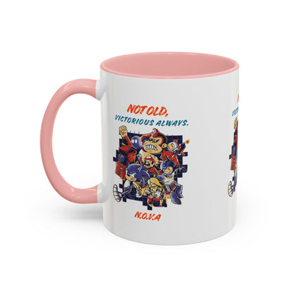 Personalized Victory Cartoon Accent Coffee Mug
