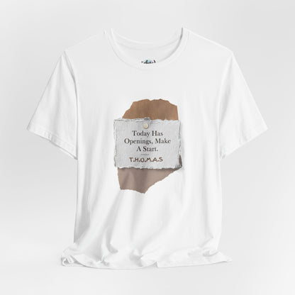Personalized Torn Paper Motive Tee
