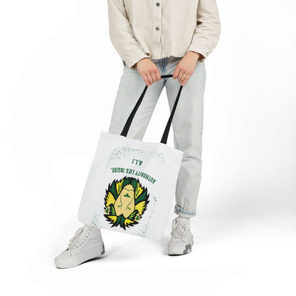 Personalized Initial Quote Lion Canvas Tote Custom Name