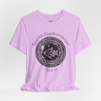 Personalized Spiritual Fish Circle Design Graphic Tee