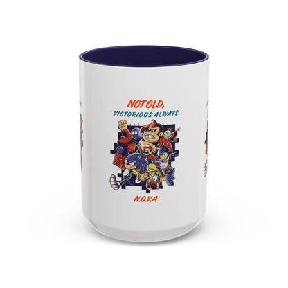 Personalized Victory Cartoon Accent Coffee Mug