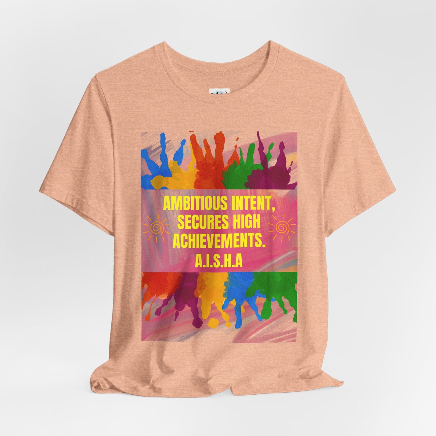 Personalized Colorful Motivational Graphic Tee