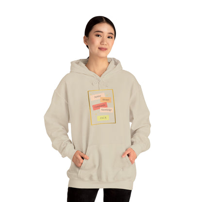 Personalized Colourful Pastel Notes Hooded Sweatshirt
