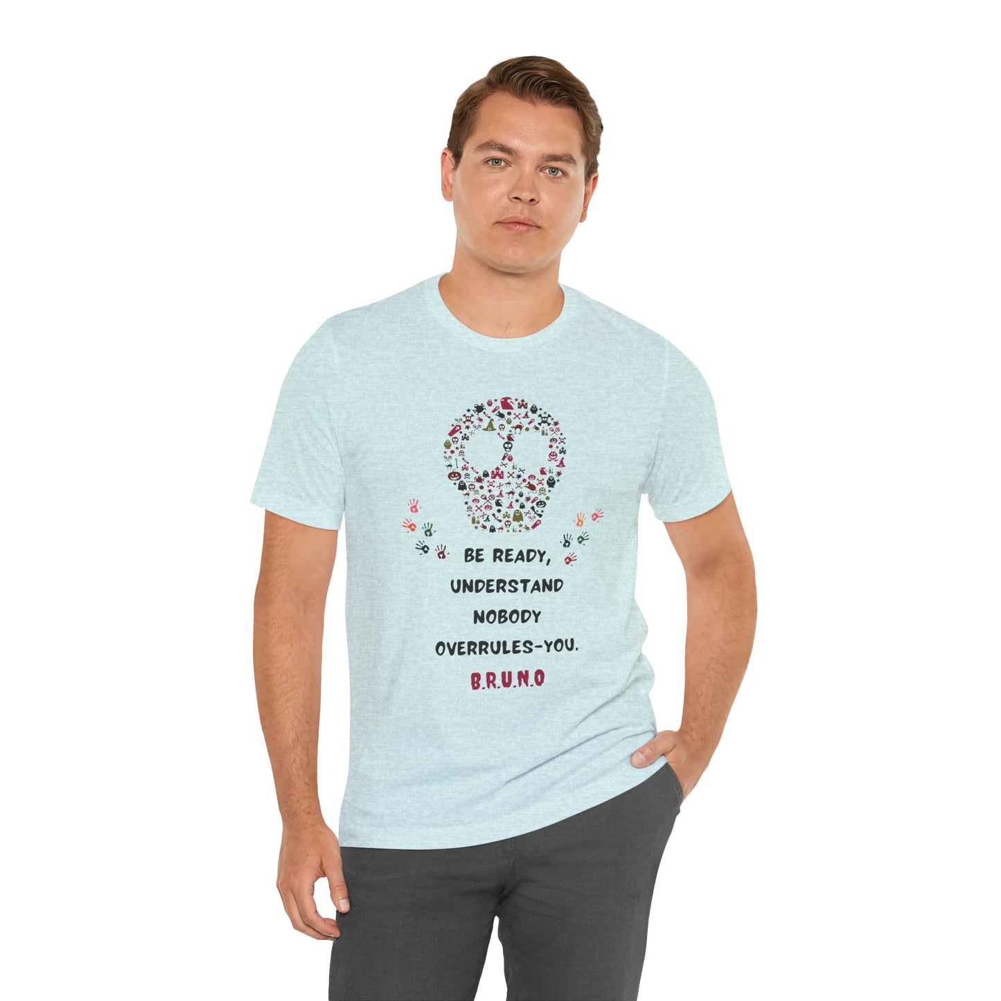Personalized Peace Floral  and Skull Tee