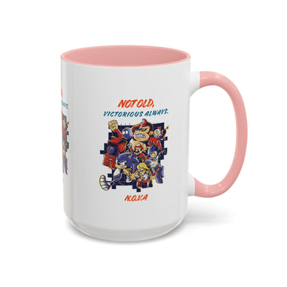 Personalized Victory Cartoon Accent Coffee Mug