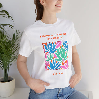 Personalized Floral Empowerment Tee