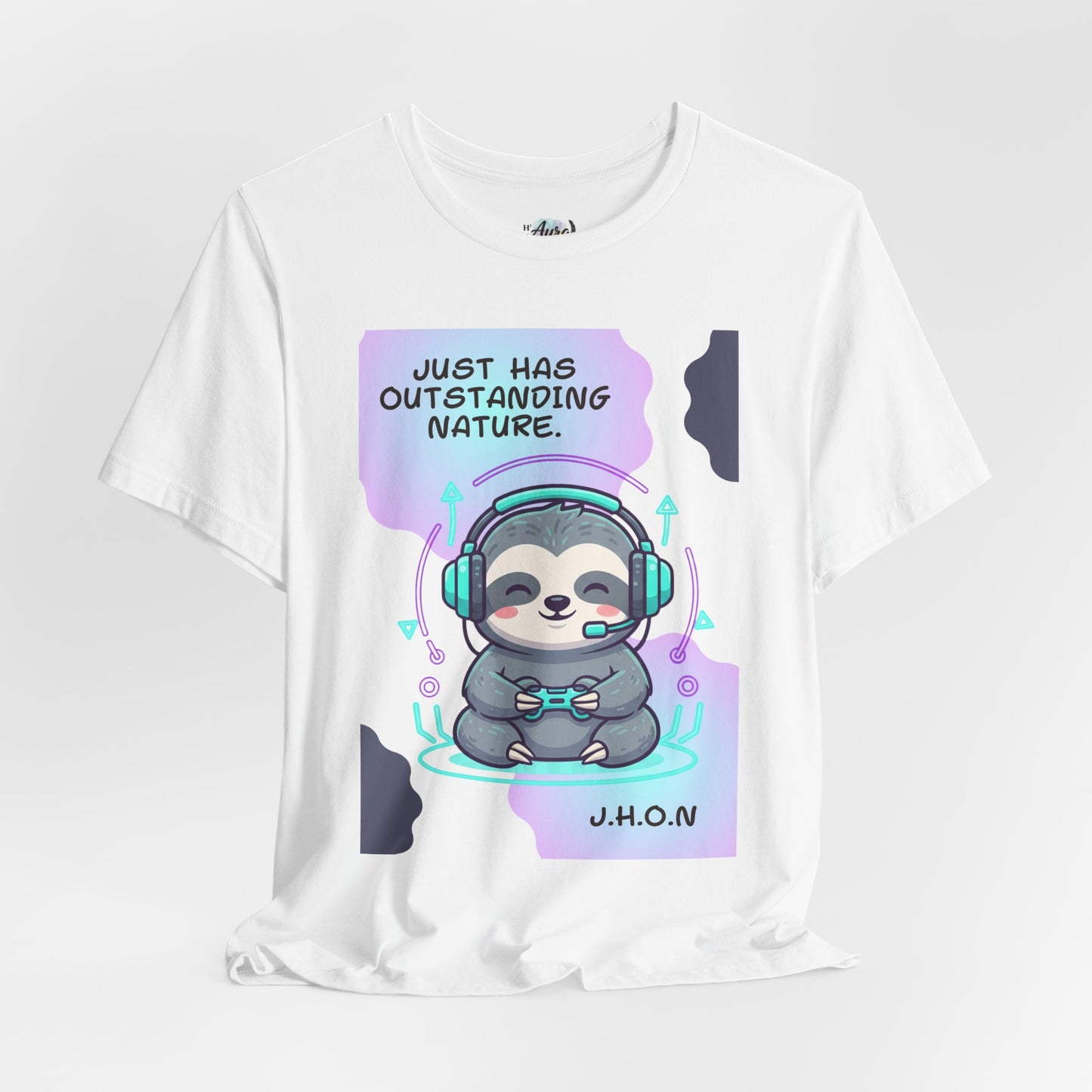 Personalized Sloth Gamer Tee
