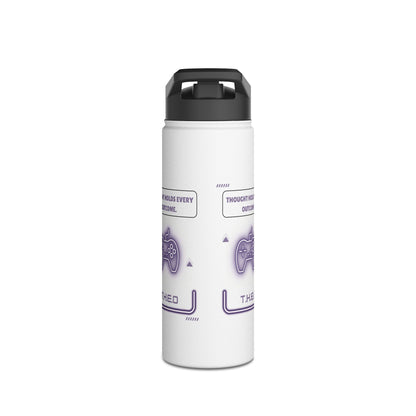 Personalized Initial Quote Controller Stainless Steel Water Bottle