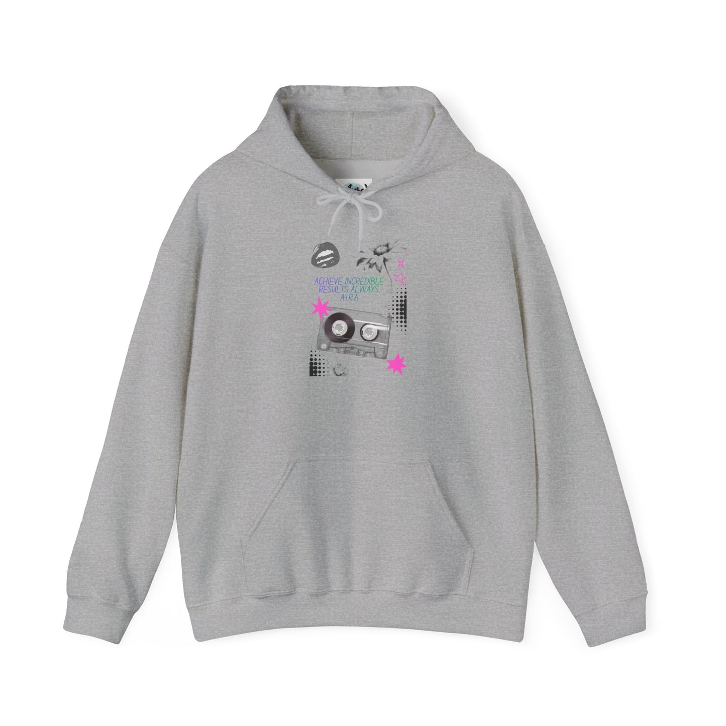 Personalized Cassette Vibes Hooded Sweatshirt