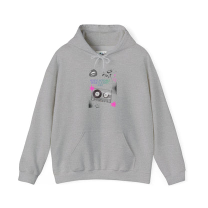 Personalized Cassette Vibes Hooded Sweatshirt