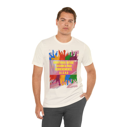 Personalized Colorful Motivational Graphic Tee