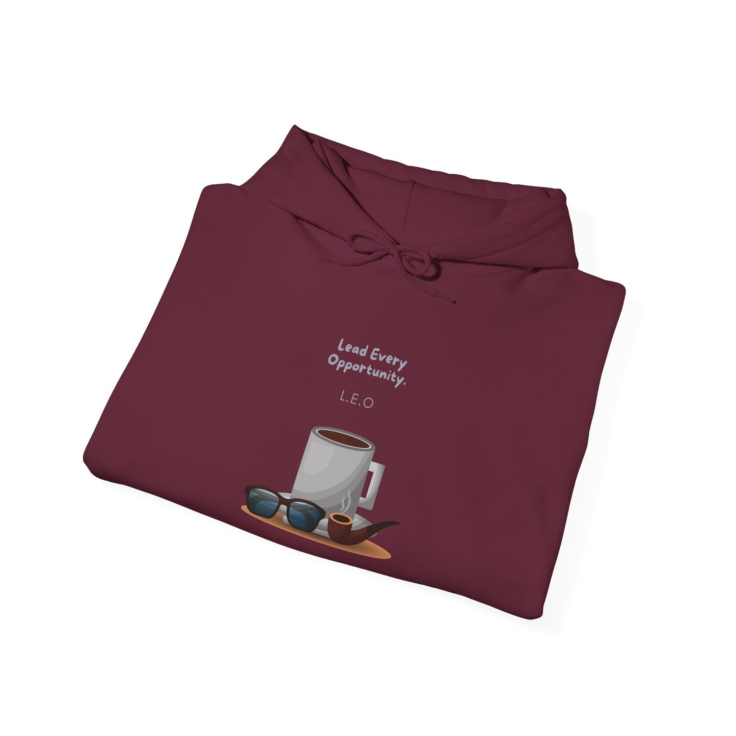 Personalized Coffee and Sunglasses Hooded Sweatshirt