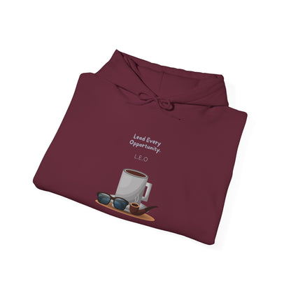 Personalized Coffee and Sunglasses Hooded Sweatshirt