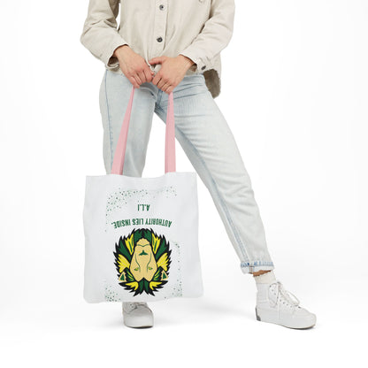 Personalized Initial Quote Lion Canvas Tote Custom Name
