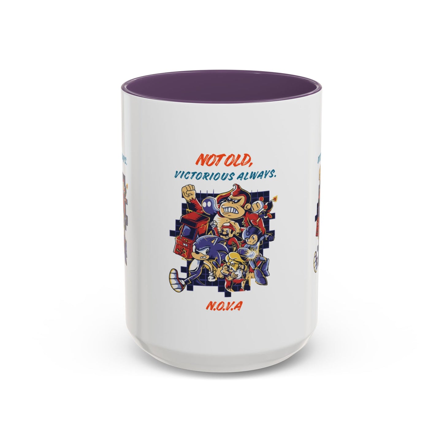 Personalized Victory Cartoon Accent Coffee Mug