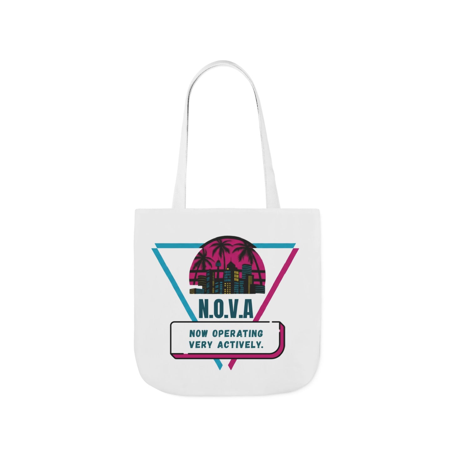 Personalized Initial Quote Building View Canvas Tote Custom Name
