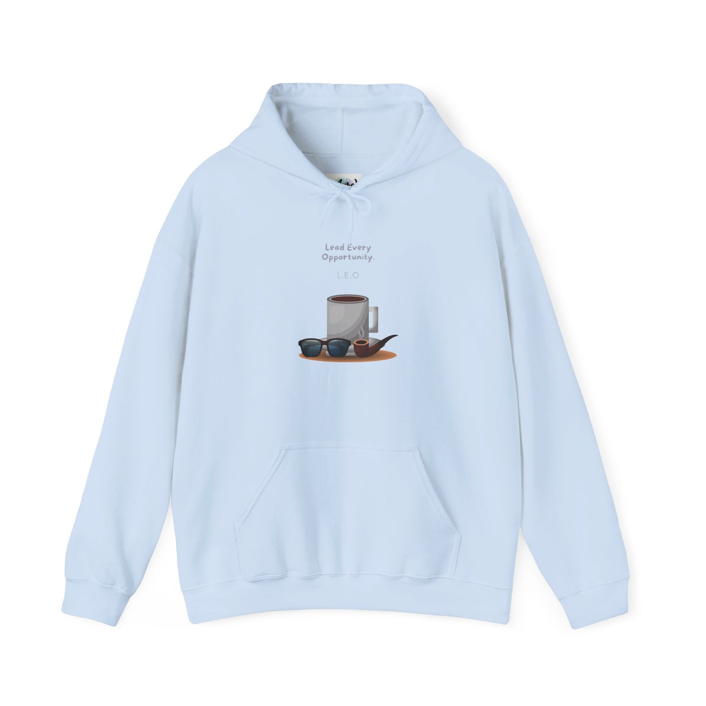 Personalized Coffee and Sunglasses Hooded Sweatshirt