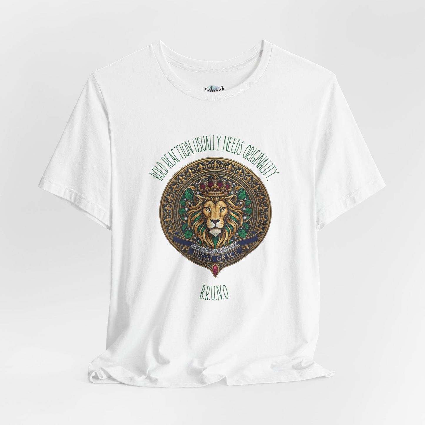 Personalized Lion Crest Graphic Tee