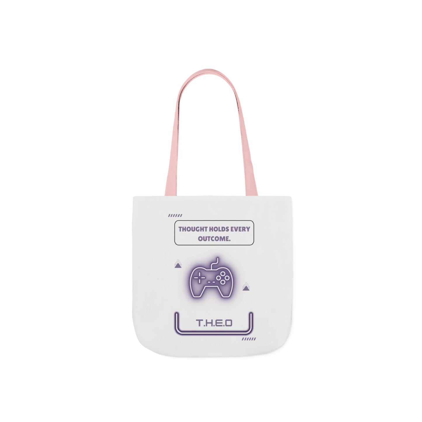 Personalized Initial Quote Game Controller Canvas Tote Custom Name